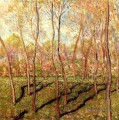 Arbres en hiver Vue de Bennecourt II Claude Monet paysage